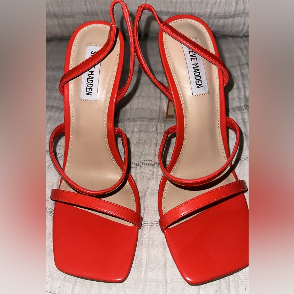 Steve Madden Red Contemporary Heels